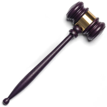 10-1/2" Imperial Purple Gavel